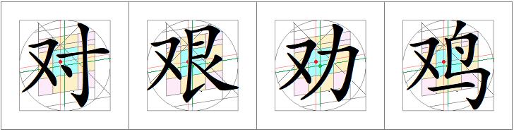 汉字书写的重心,汉字的重心是什么