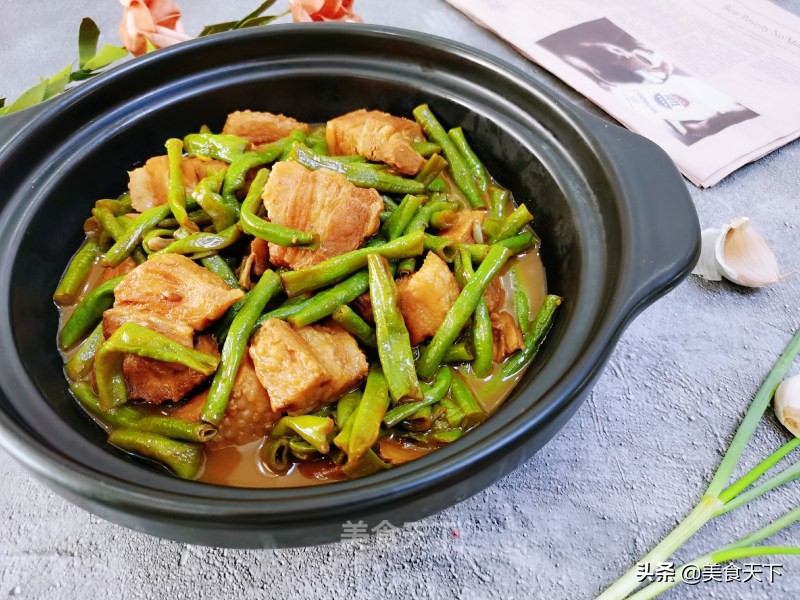 豇豆怎样做既可以当饭又可以当菜,家常豇豆的做法配什么更好吃