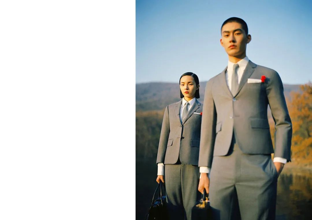 杂志中的thombrowne,最适合thombrowne的明星