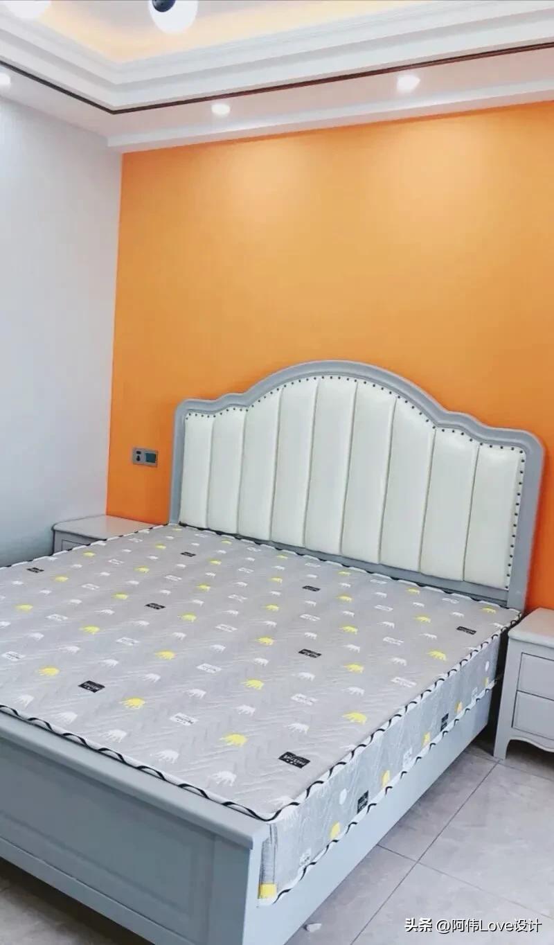 卧室墙面漆颜色搭配,婚房卧室窗帘颜色搭配