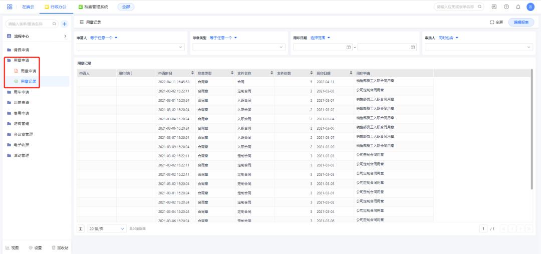 企业管理必备|行政办公管理系统