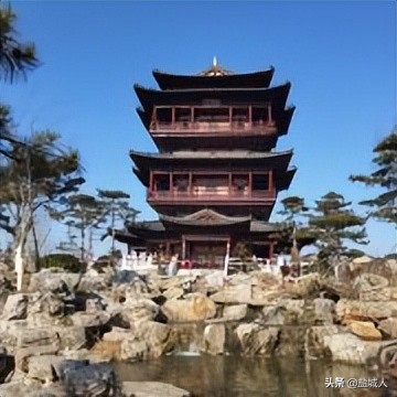 盐城世外桃源景区,盐城正在开发建设的古镇景区