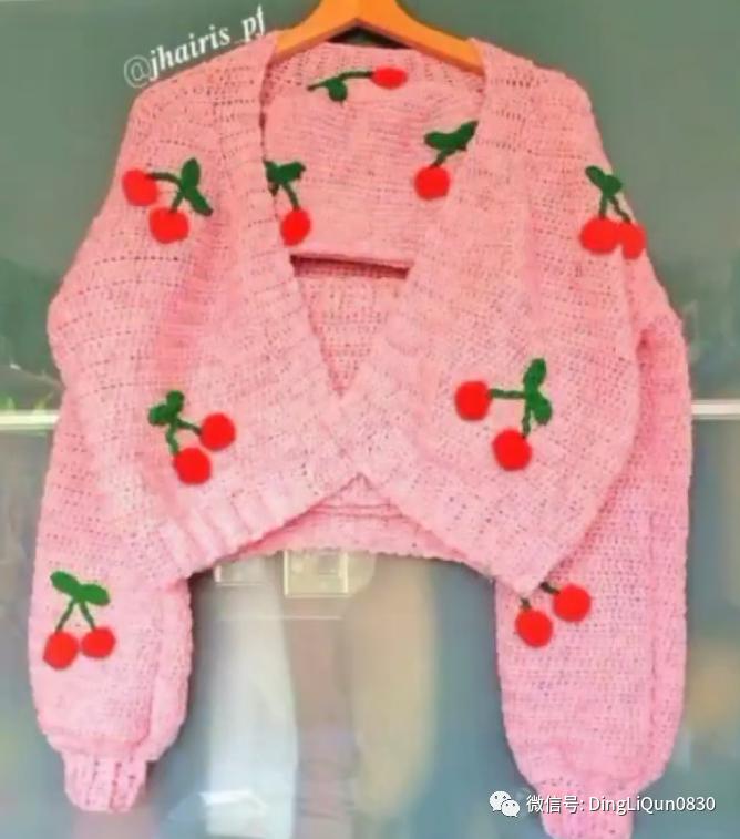 「针织作品」漂亮的祖母格图案夹克2022精品系列