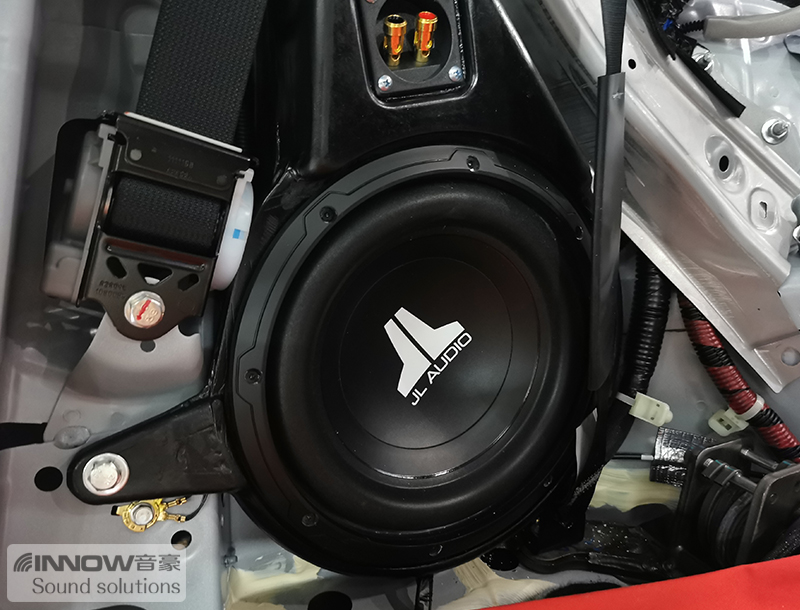 奥德赛捷力10寸低音炮,本田奥德赛音响升级低音炮