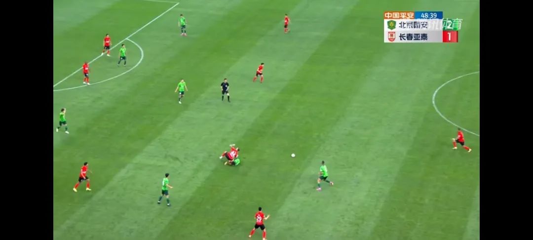 国安跟长春比赛,国安对长春震撼开场