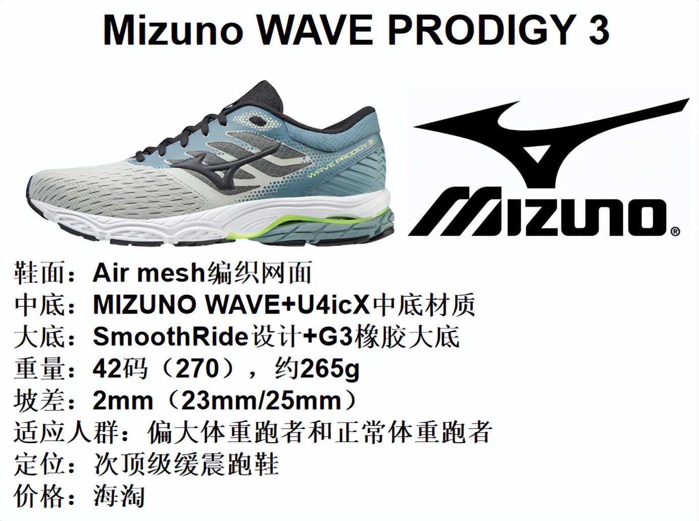 美津浓跑鞋22,美津浓跑鞋产品矩阵