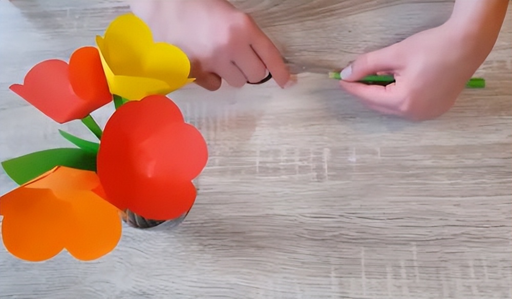 手工制作花朵立体花朵,大班手工花朵手工图片