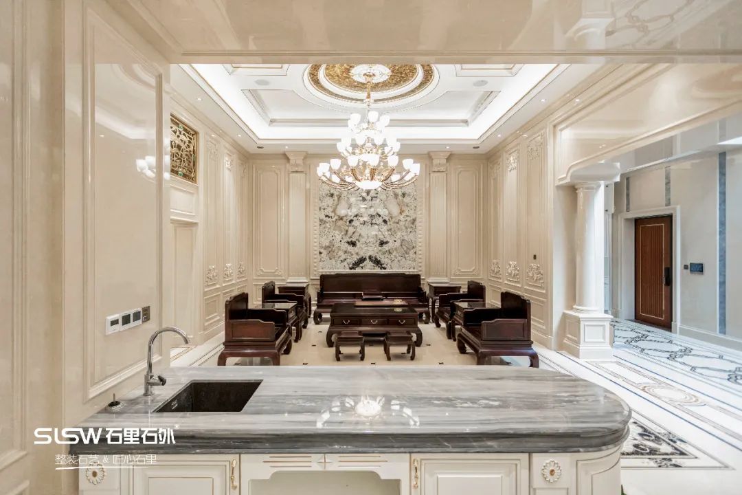 别墅欧式风格大理石装修报价 (人造大理石别墅欧式装修)