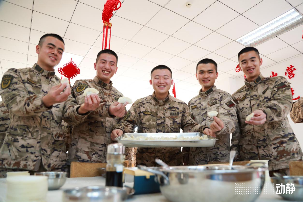 年味！*警武**贵阳支队里的饺子香