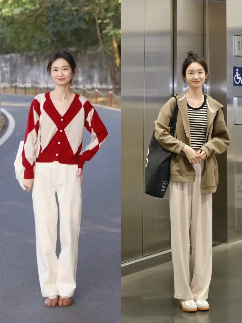 杏裙怎么搭配好看,杏色针织衫连衣裙怎么搭配