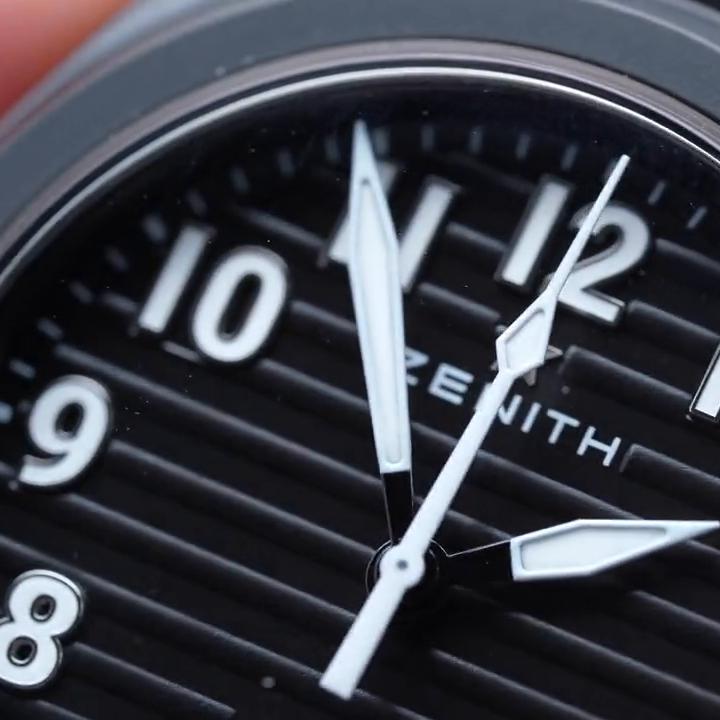 真力时六针日历手表,真力时菁英表女表