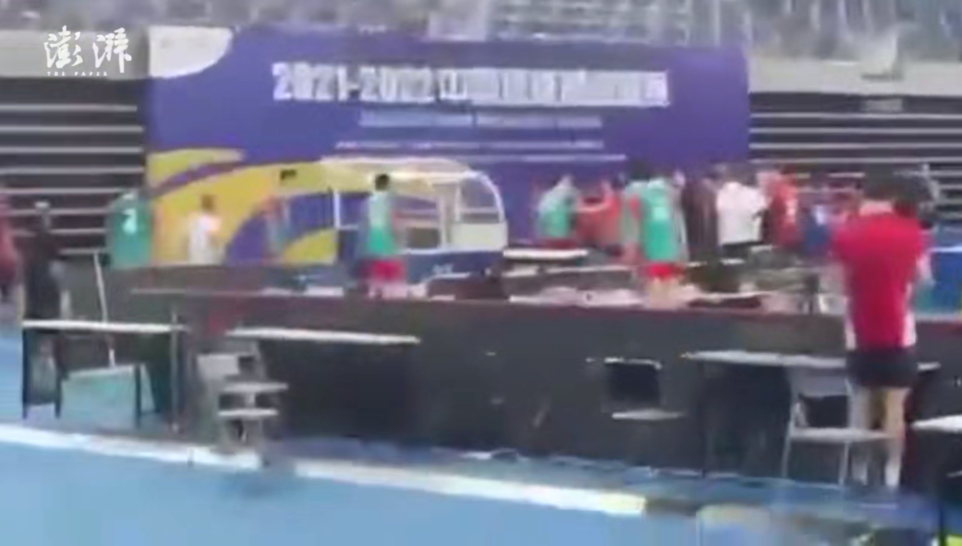 江苏男排和天津队起冲突,天津男排和河北队