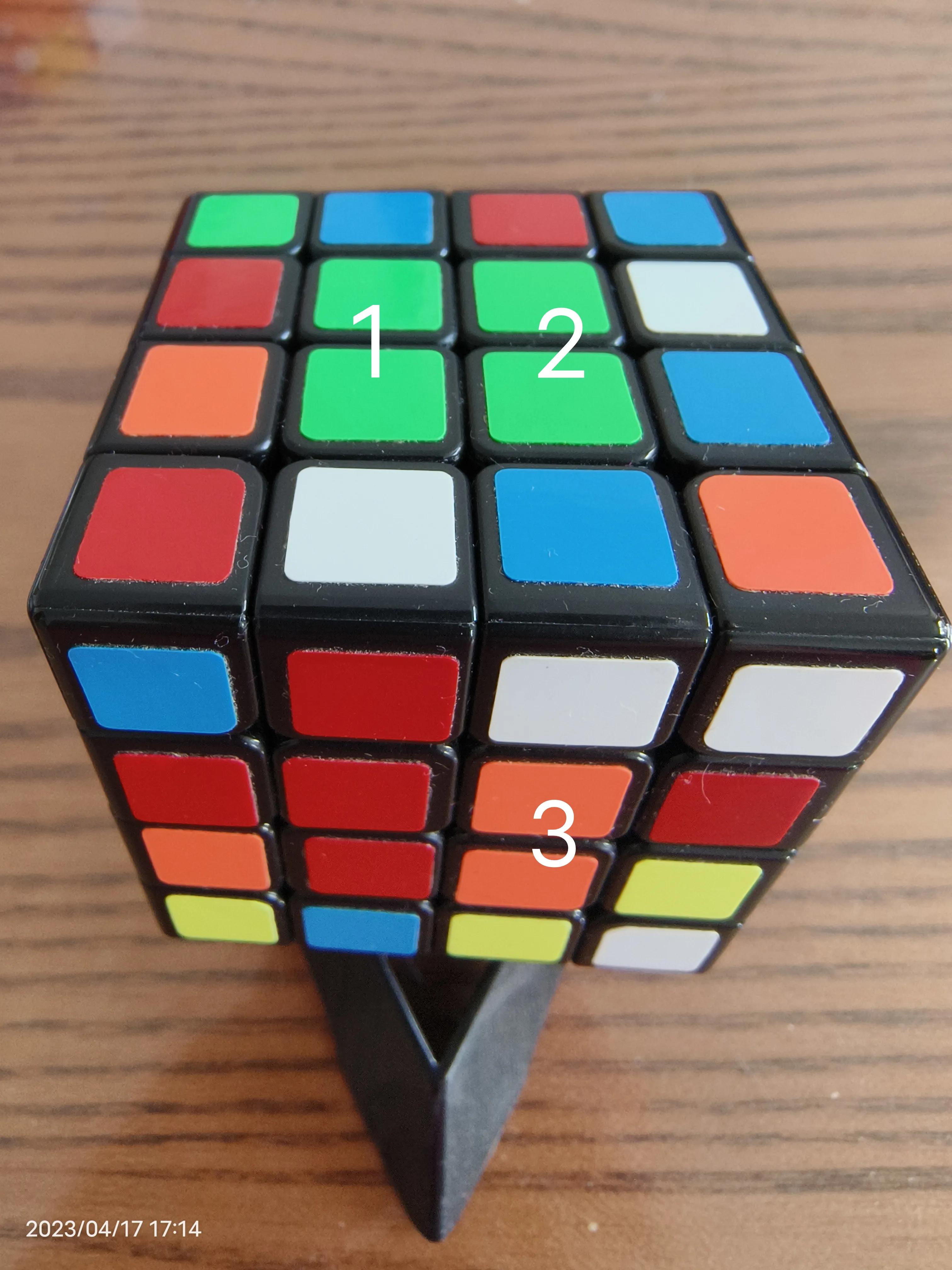 魔方顶面恢复,魔方小站还原黄色顶面