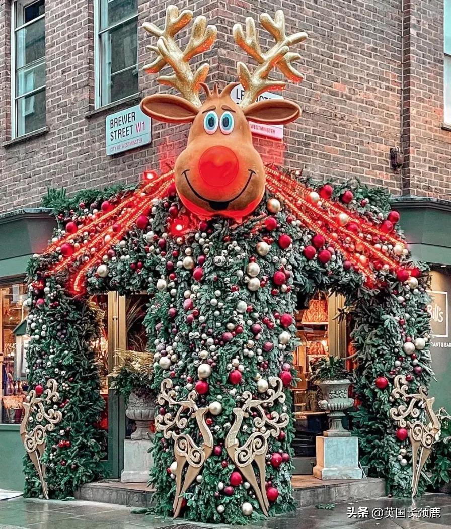 伦敦圣诞橱窗,2021年英国圣诞
