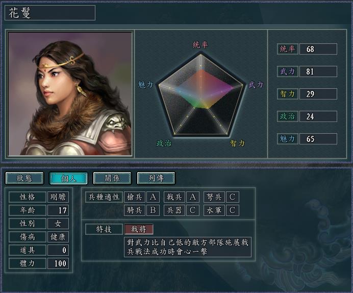 三国志11女性武将有多少,三国志11所有女将