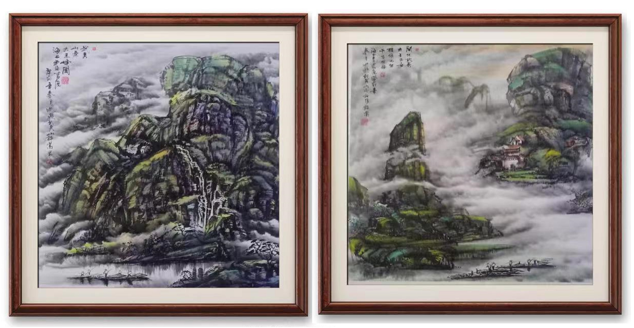 国家一级美术师许嵩，海西书画研究院院长，是武夷山水禅画第一人