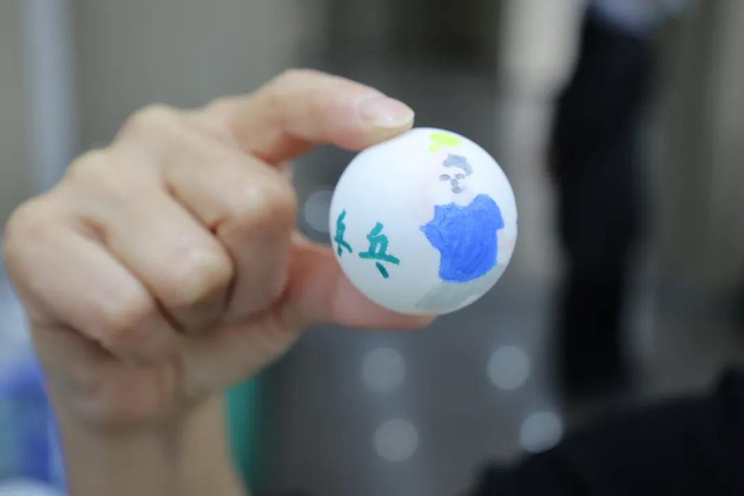 彩绘乒乓,乒乓嘉年华主题绘画
