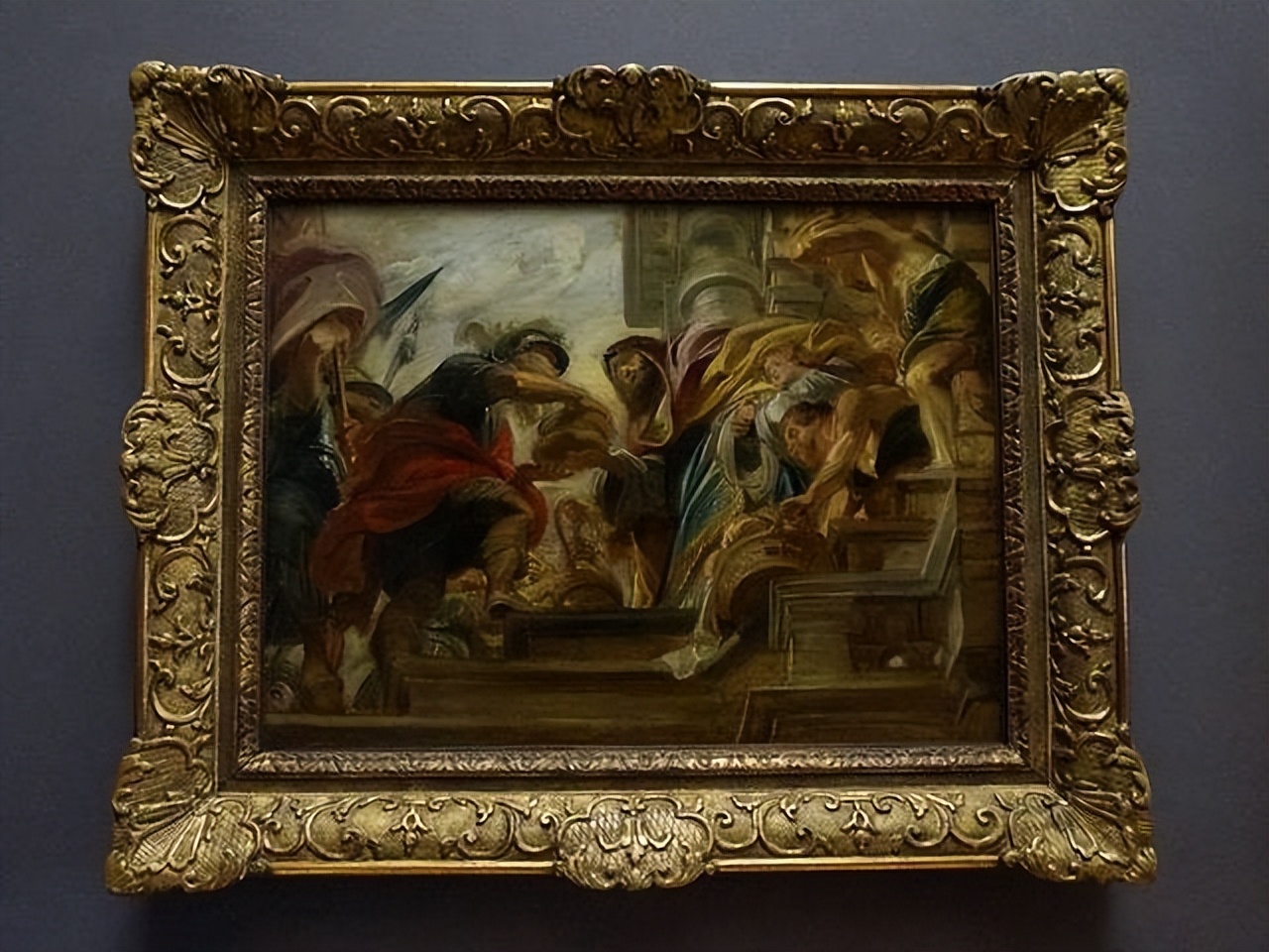 法国卢浮宫绘画简介,法国巴黎的卢浮宫有什么画作