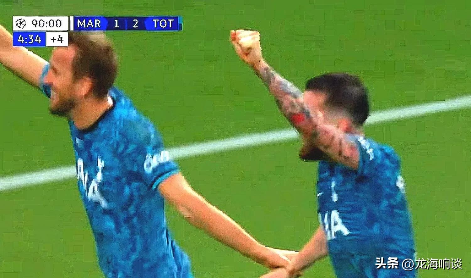 一半天堂一半地狱阿贾克斯,欧冠马赛1-2托特纳姆热刺视频