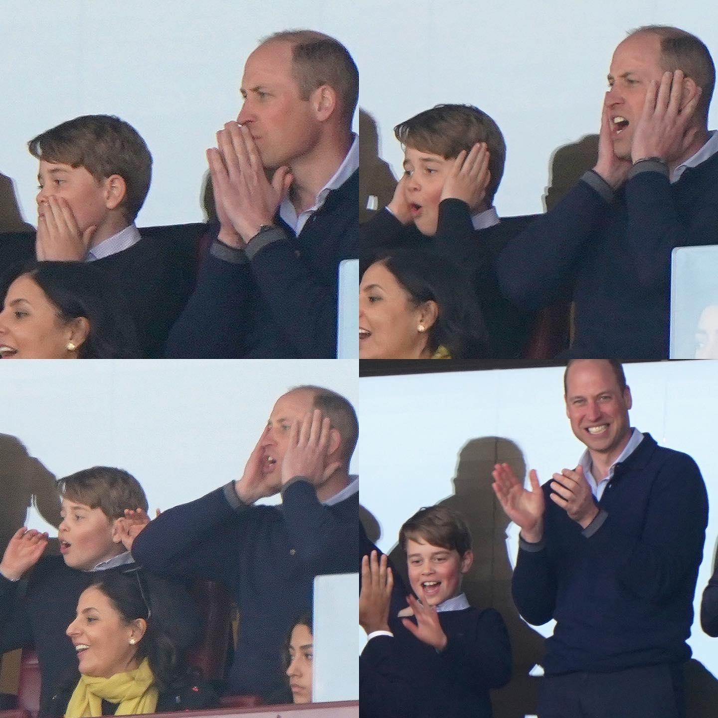 乔治与威廉看龙争虎斗,乔治王子与威廉看球赛旁边是谁