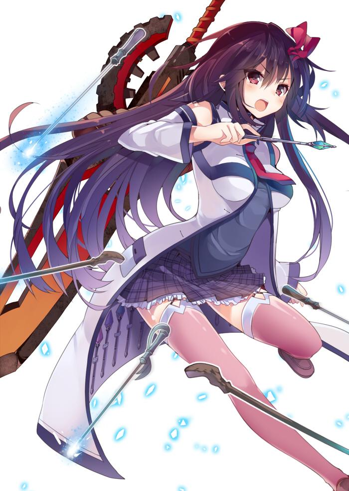 二次元动漫美图水手服壁纸,动漫二次元美少女锁屏壁纸