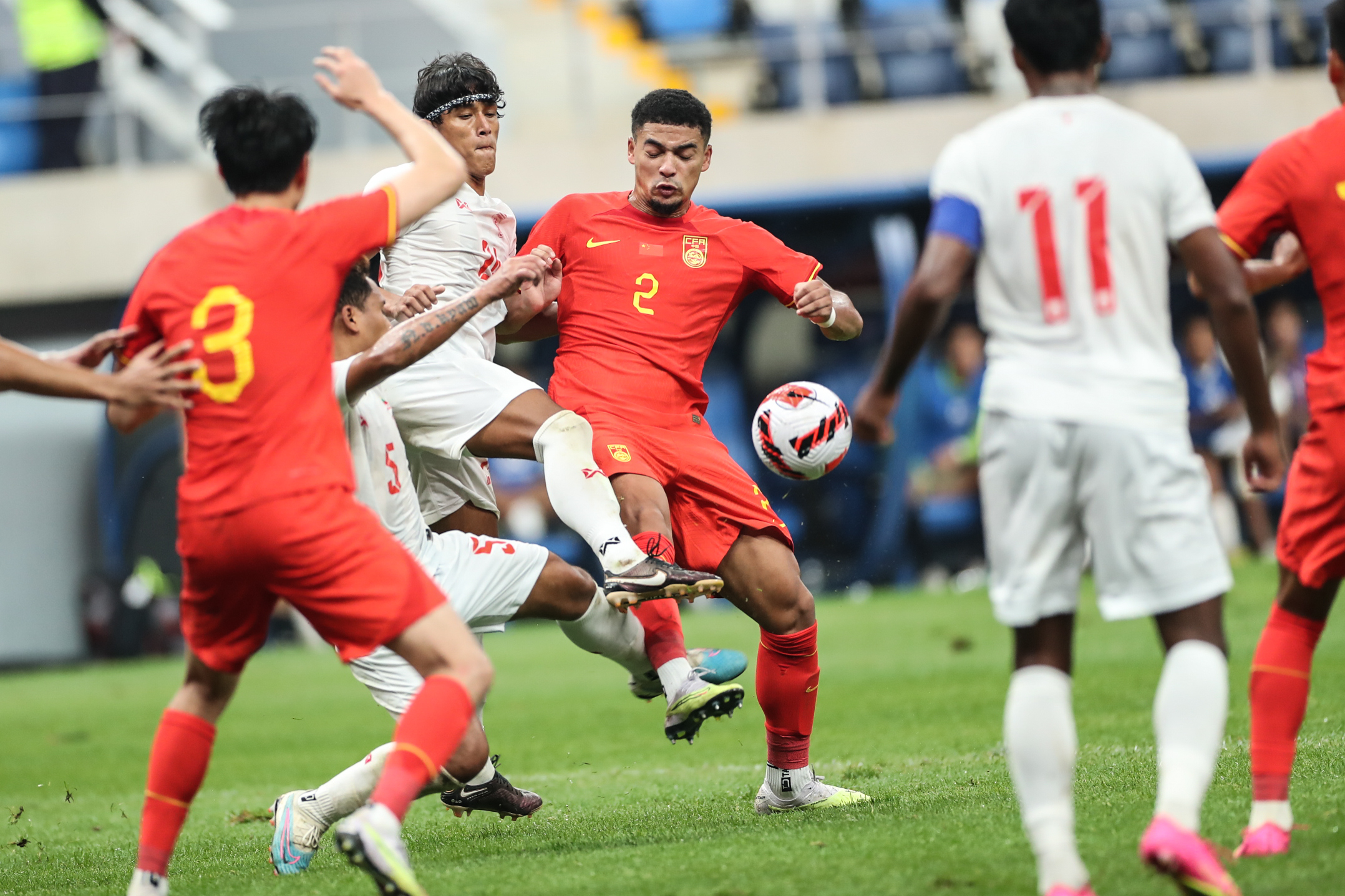 国足7:0关岛武磊赛后评分,国足4:0大胜缅甸艾克森