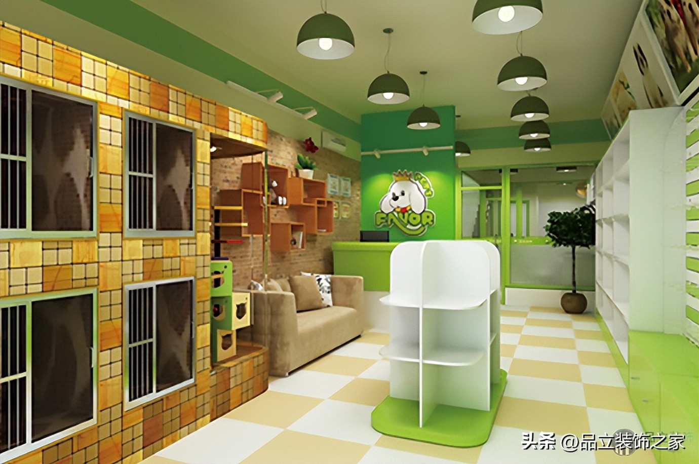 杭州宠物店装修设计,杭州宠物店做造型