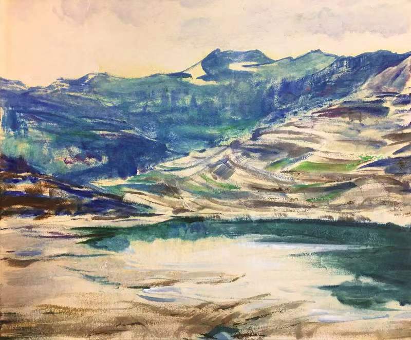 中美艺术作品展,中美书画艺术交流展