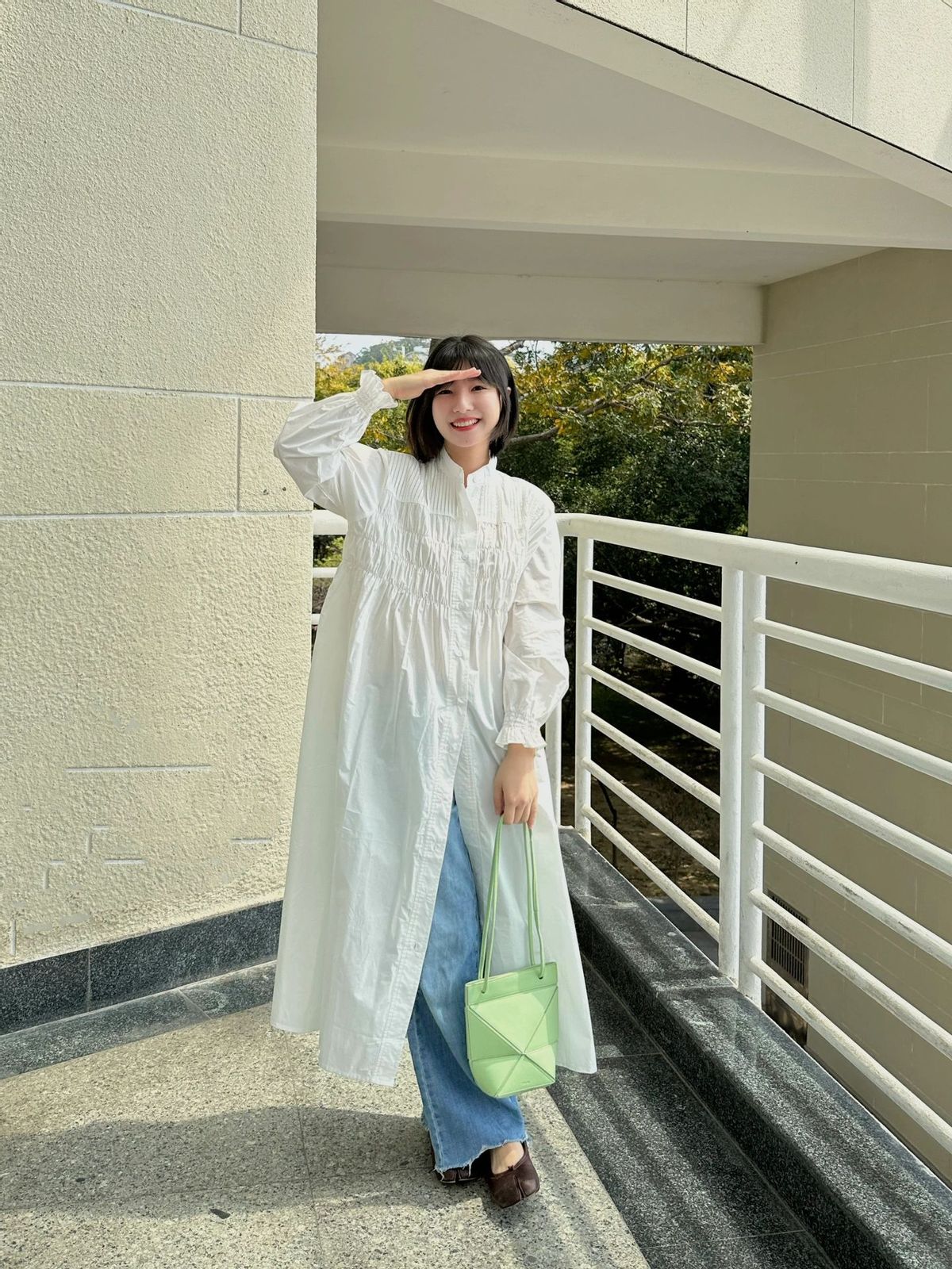 小个子长裙145-150高级感穿搭,今年流行穿长裙