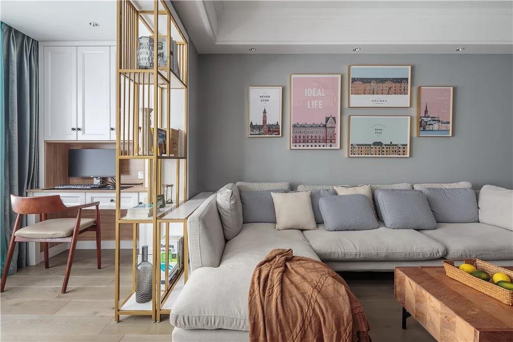 简约北欧风衣柜卧室,卧室无柜子设计北欧风