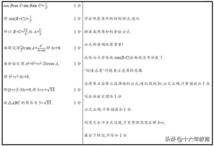 高考题数学评分细则立体几何,2020浙江高考数学大题评分标准