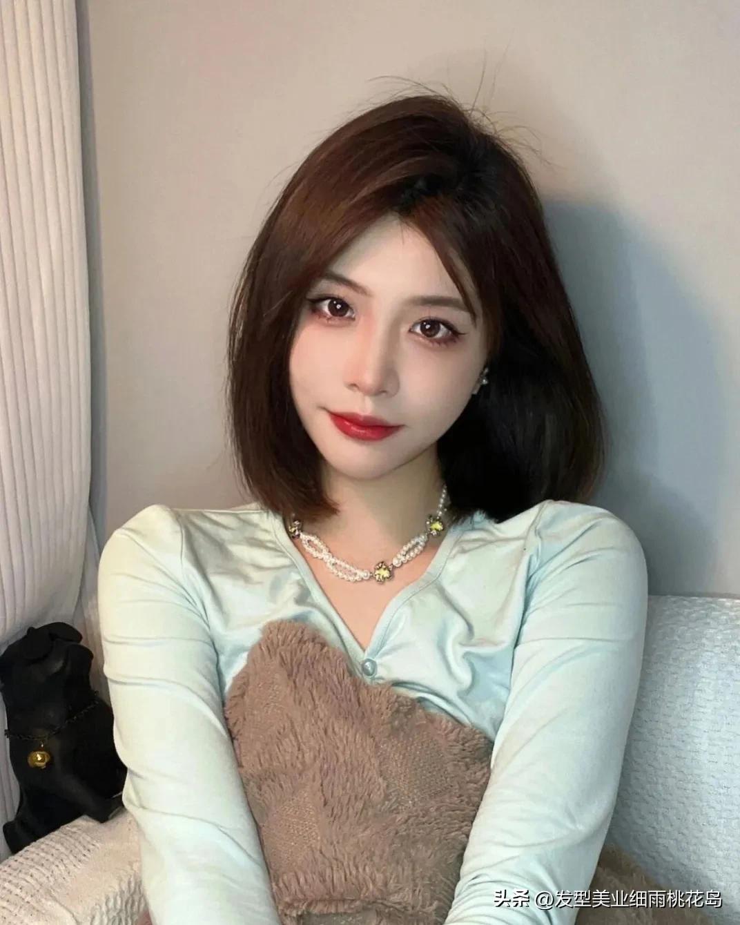 超甜超好看的短发,男生短发中式栗子头