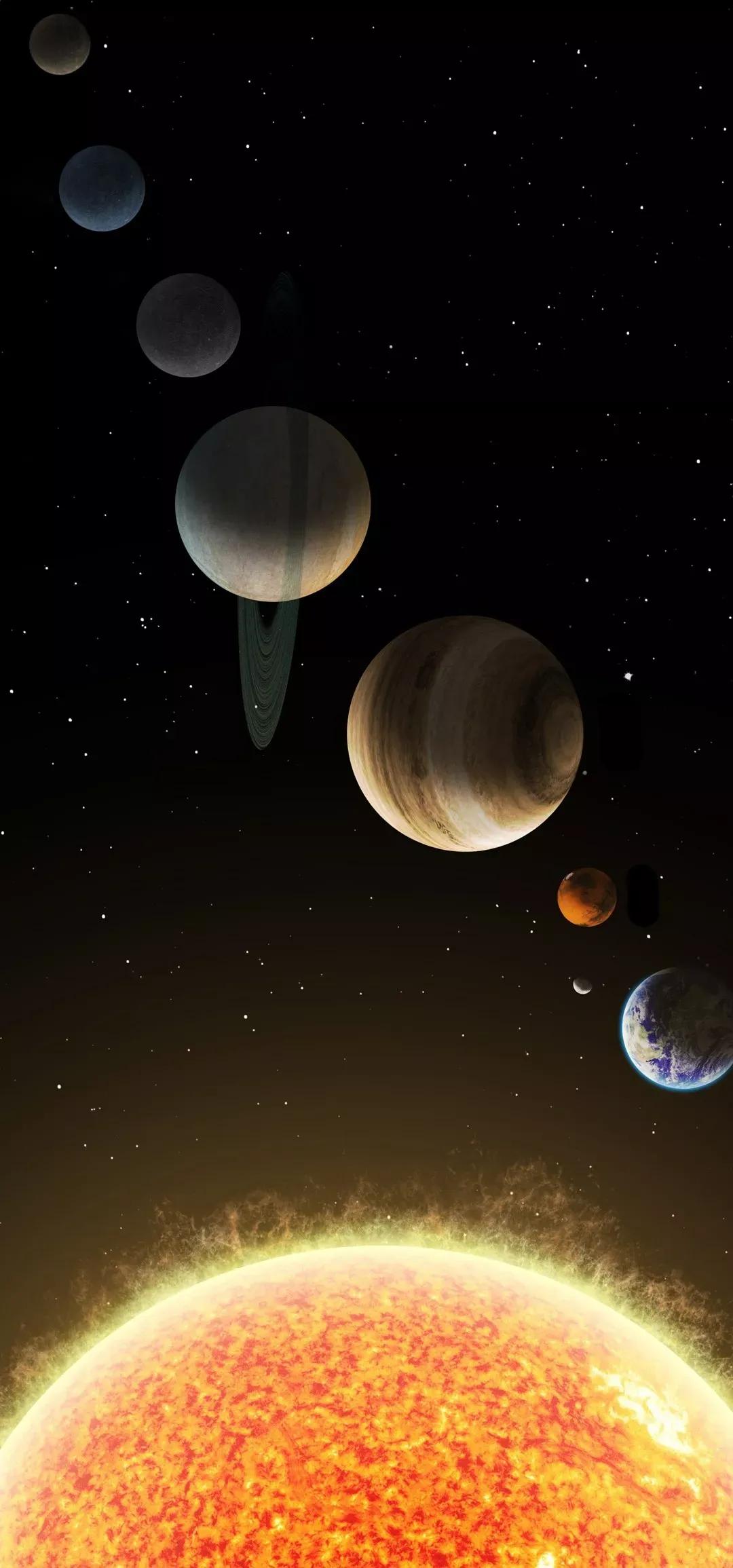 原图壁纸：Andriod手机挖孔壁纸,第一期