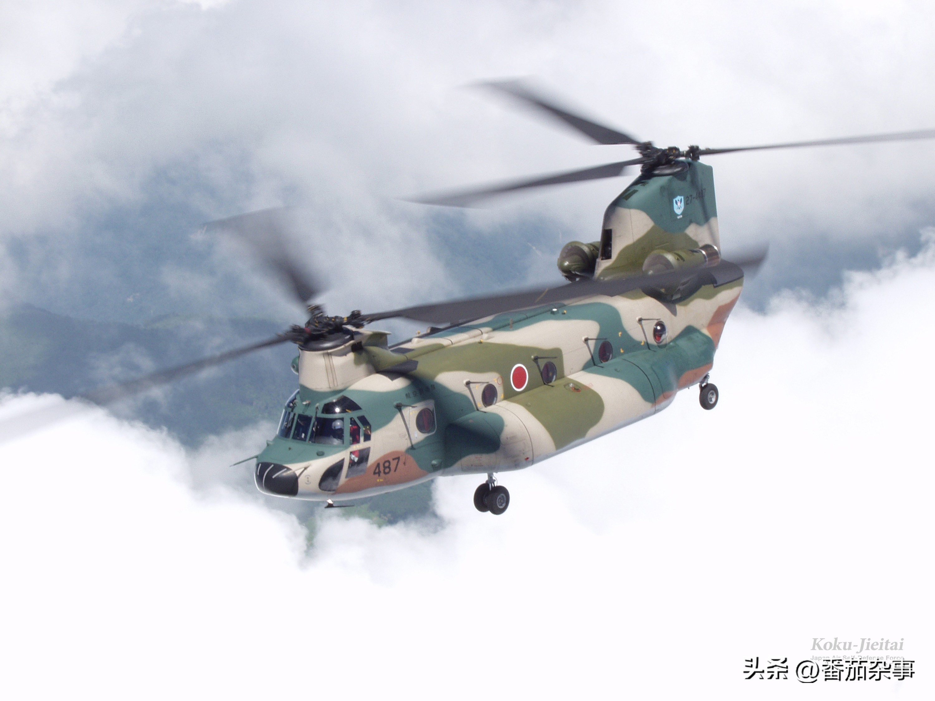 自卫队mh53直升机,日本陆上自卫队ch-47直升机