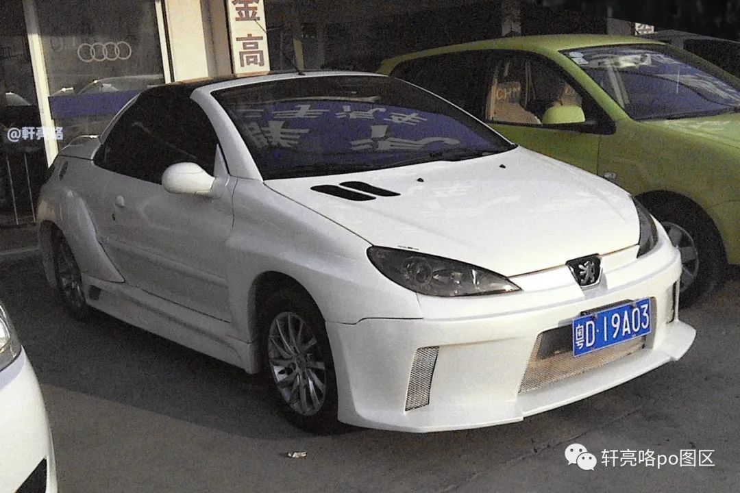 标致206cc敞篷跑车,古灵精怪的车