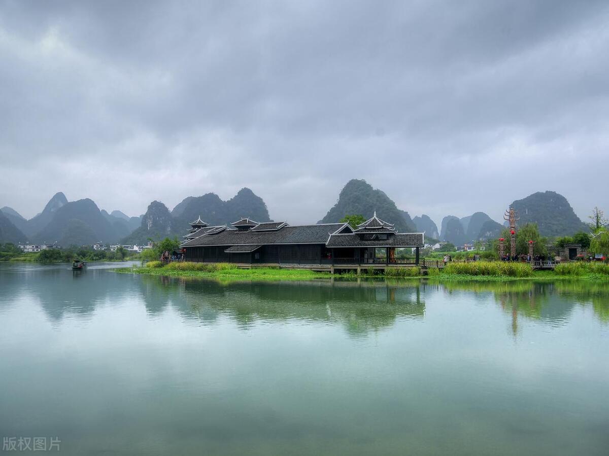 广西农村山水田园美景,广西7处山水田园风光