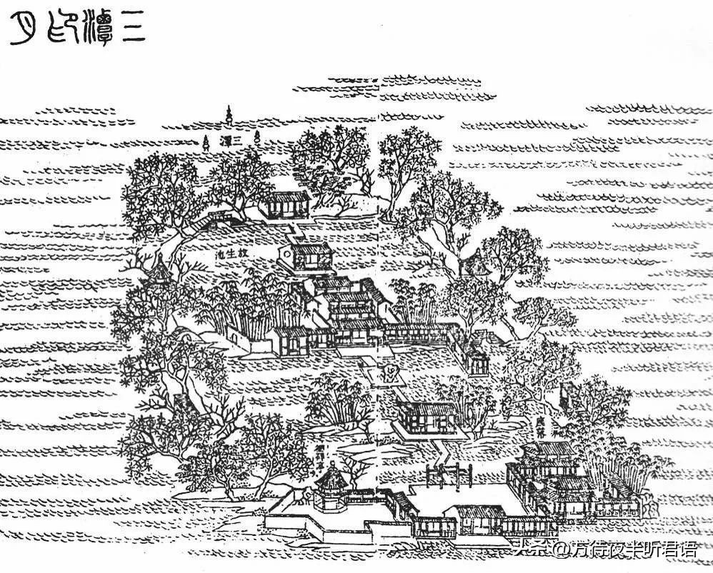 西湖十景之一三潭印月地图,杭州西湖三潭印月资料