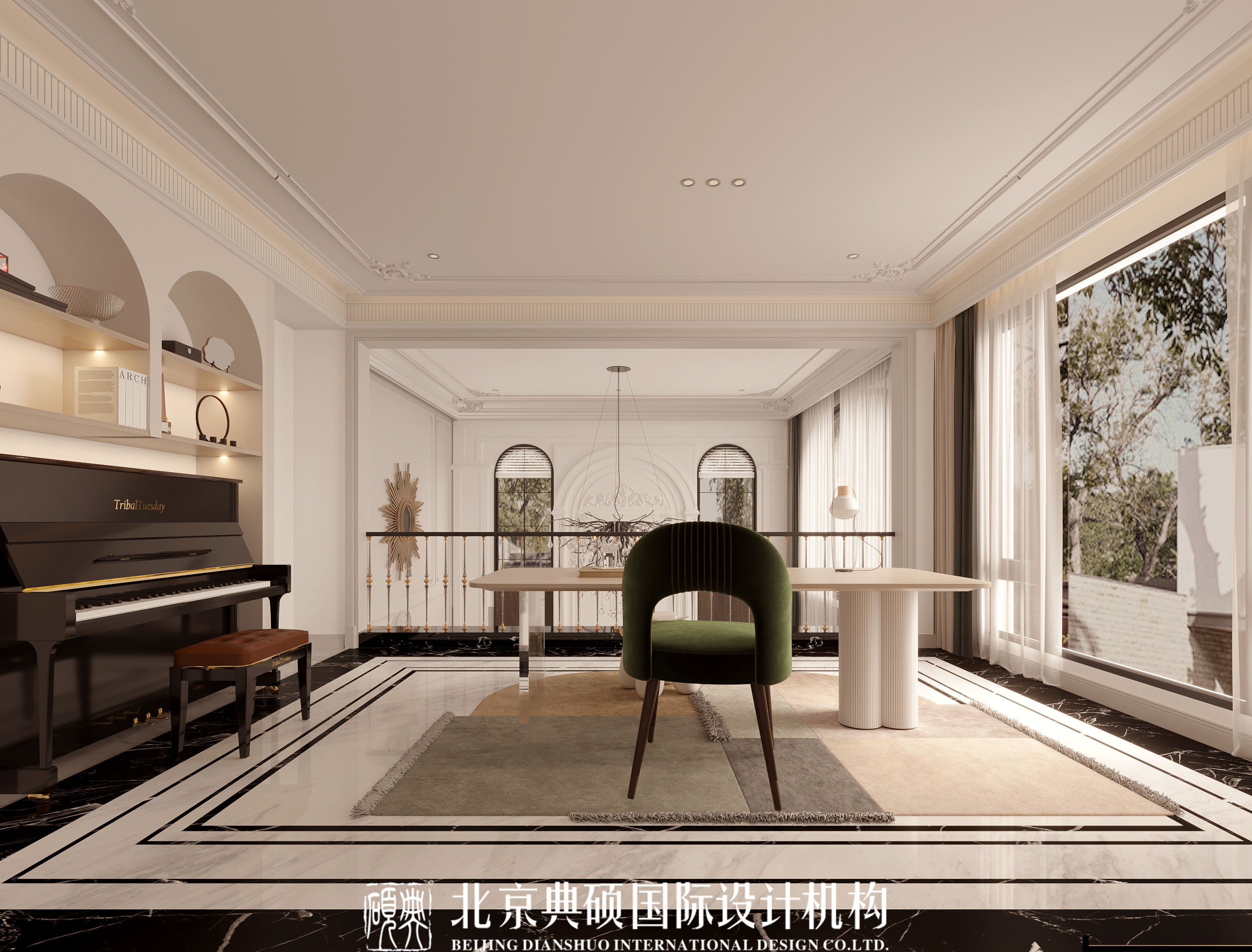 贵阳535㎡法式别墅装修,张弛有度,雅而不俗,高雅浪漫代名词