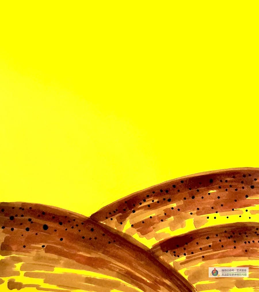 创意儿童画沙漠中的仙人掌,沙漠中的仙人掌怎么画