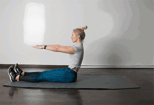 5个小动作学起来瘦腰瘦腿瘦全身,动图示范在家练的瘦腰瘦腿动作