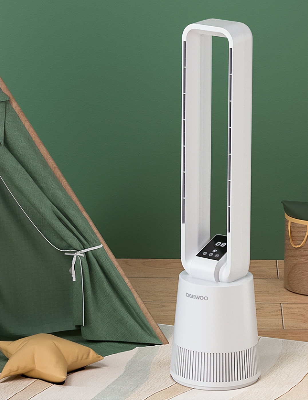 大宇daewoo五重净化无叶风扇,大宇无叶风扇f9max和am01对比