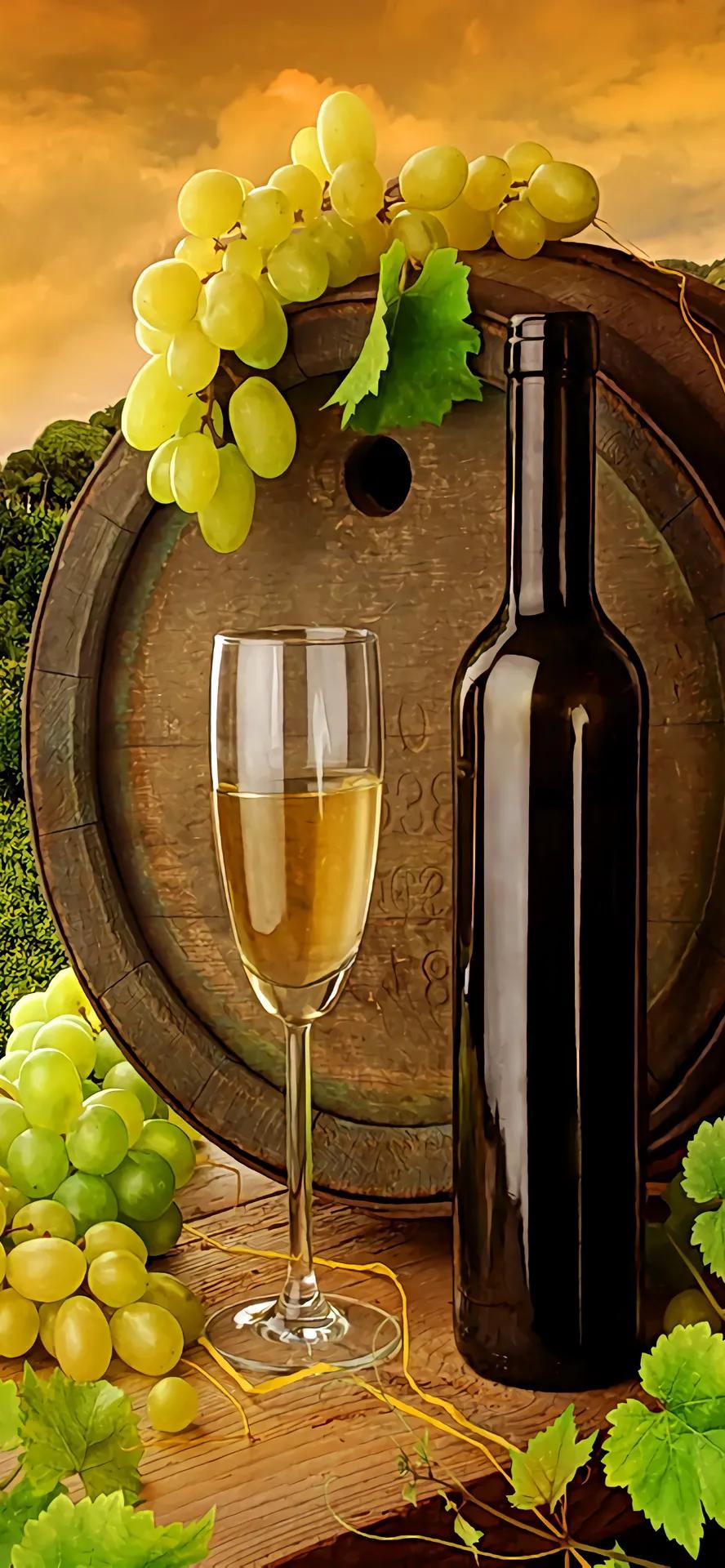 红酒壁纸文化墙贴,红酒壁纸高清4k