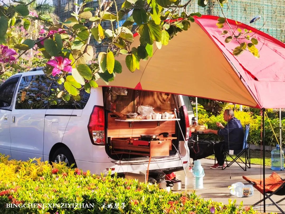 海南九所房车露营基地,三轮车自驾游穷游海南
