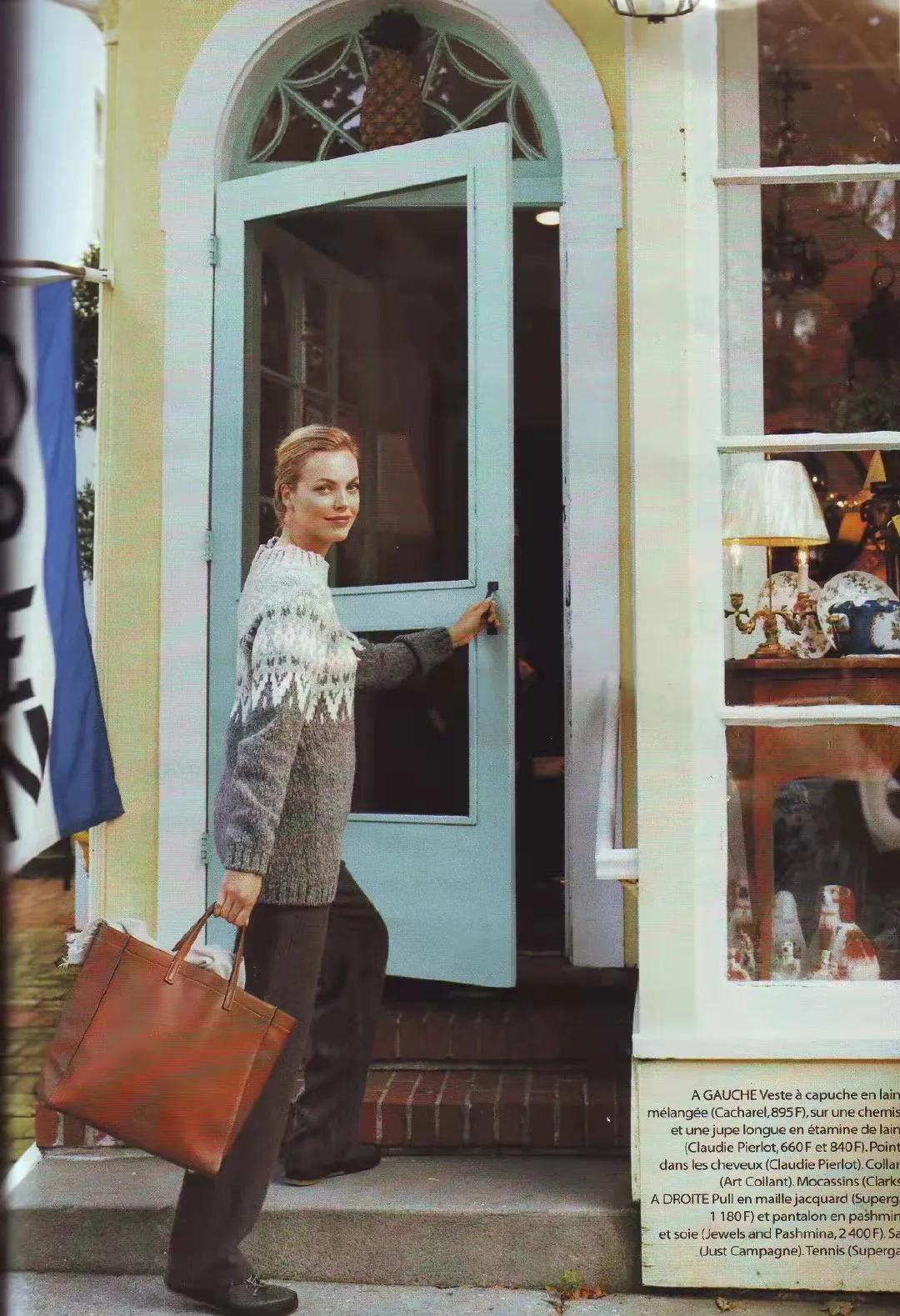 没想到!这3款“奶奶款毛衣”让姑娘们这么上头