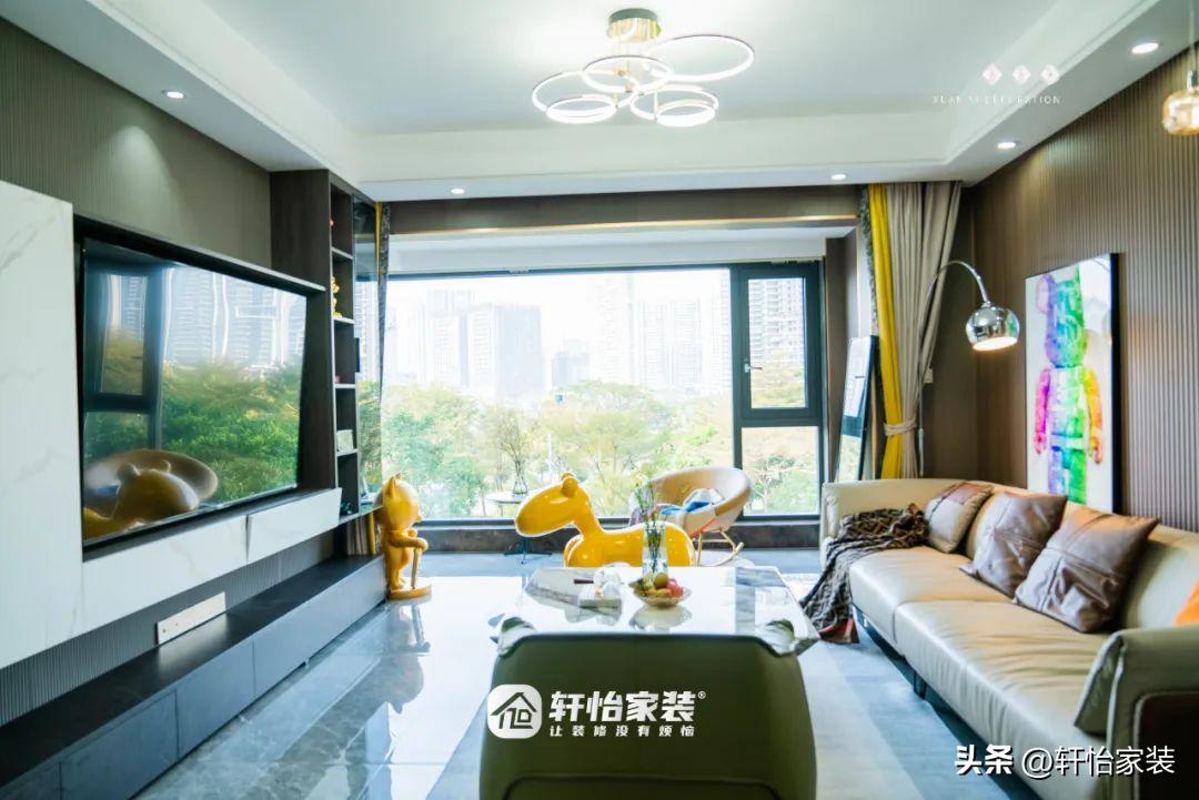 145平方米轻奢风,145平方现代轻奢风