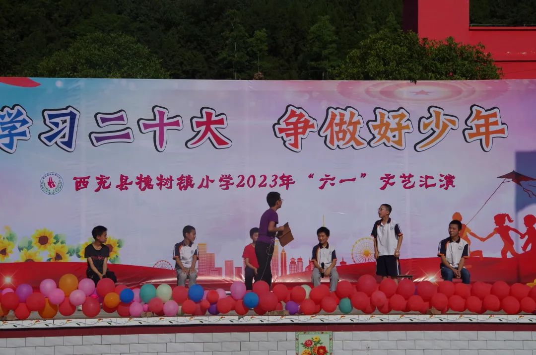 西充县槐树镇小学：学习二十大，争做好少年