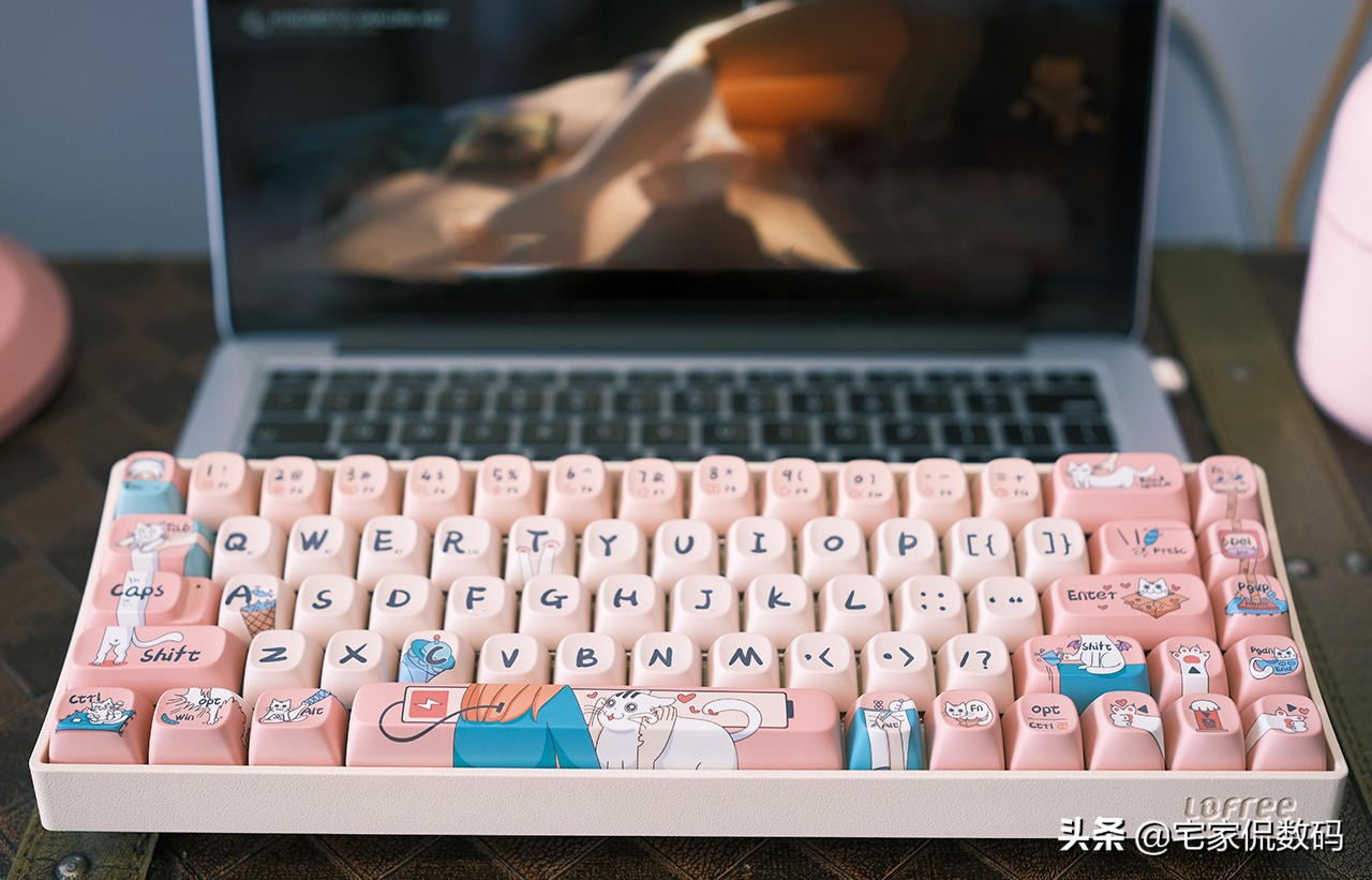 洛斐小翘无线蓝牙机械键盘,洛斐机械小键盘