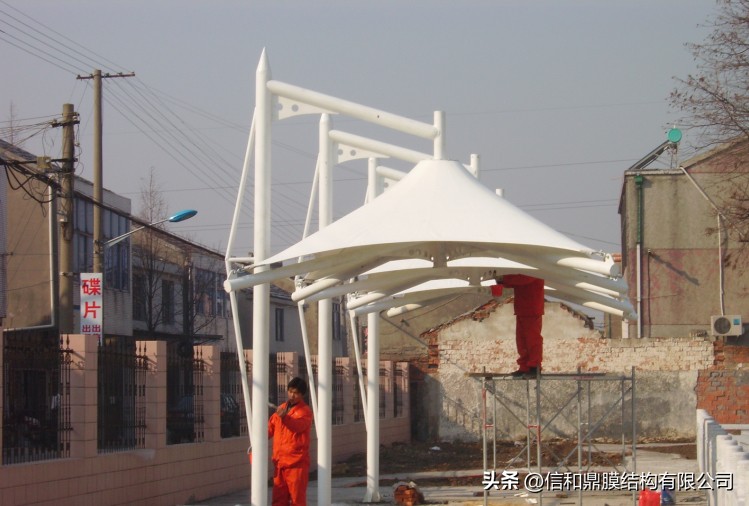 信和鼎膜结构,黄冈高品质膜结构遮阳棚源头好货
