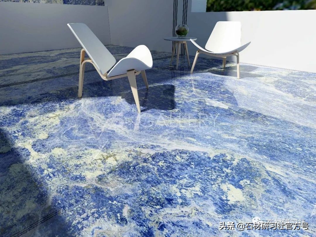 高端大气上档次低调奢华石材,石材蓝色经典