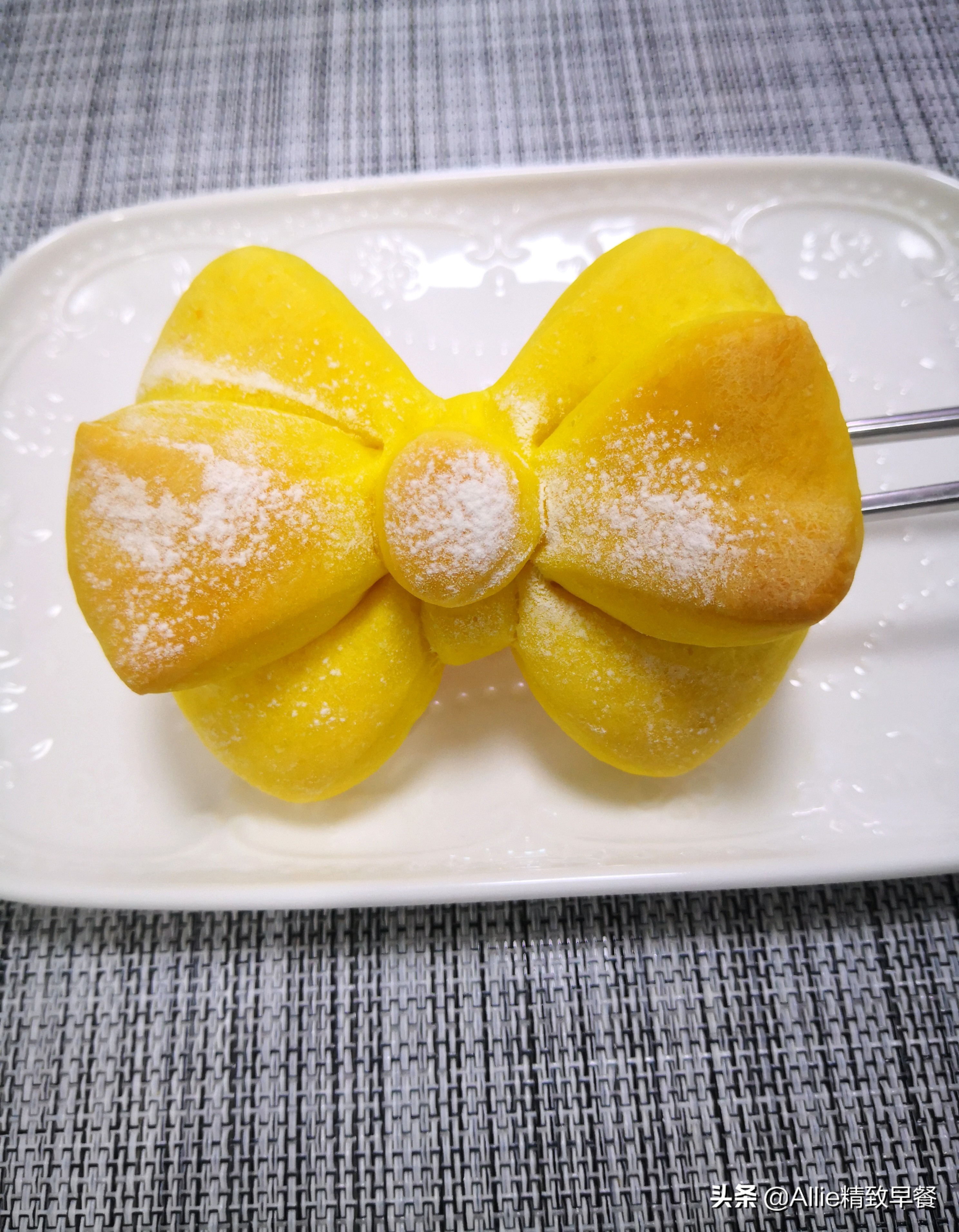 用南瓜做宝宝辅食点心,面食蝴蝶结怎么做简单又好吃